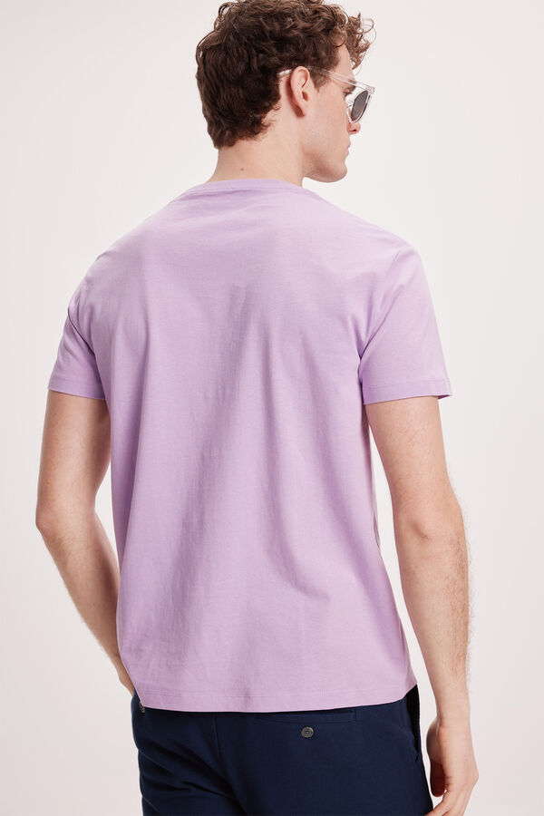 Fifty Outlet Camiseta Básica Morado