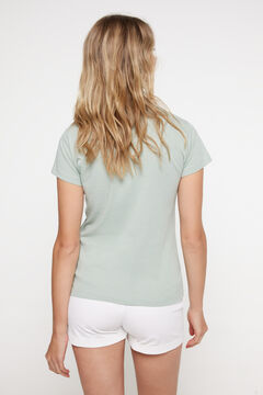 Fifty Outlet Camiseta bolsillo crochet Verde