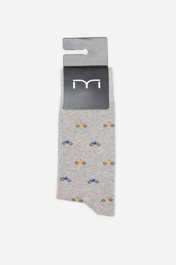 Fifty Outlet Calcetín jacquard Gris