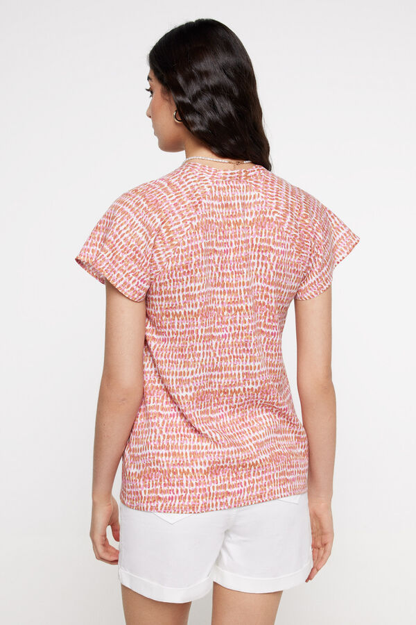 Fifty Outlet Blusa manga capa. Naranja