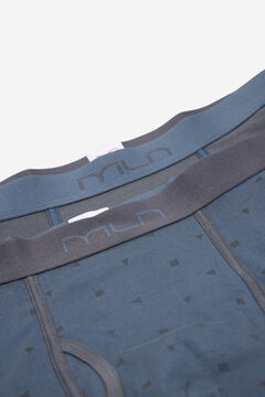 Fifty Outlet Pack Boxers Gris Oscuro Estampado
