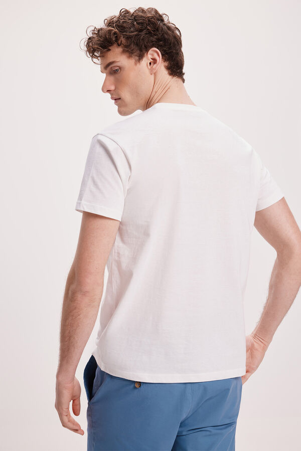 Fifty Outlet Camiseta Estampada Blanco