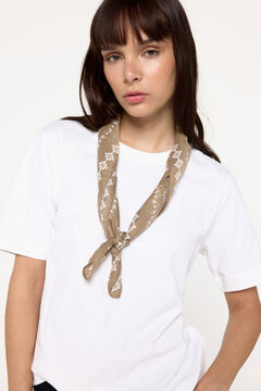 Fifty Outlet Camiseta basica algodon BCI Blanco