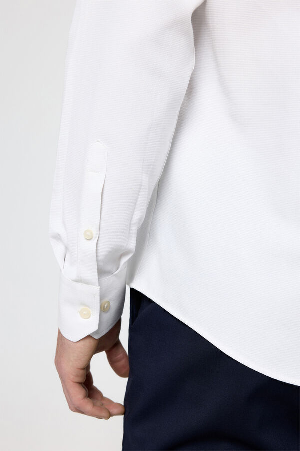 Fifty Outlet Camisa vestir estructura milano Blanco