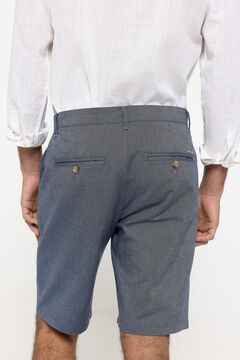 Fifty Outlet Bermudas oxford de algodón Navy