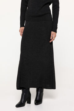 Fifty Outlet Falda Evasé Tricot Marengo