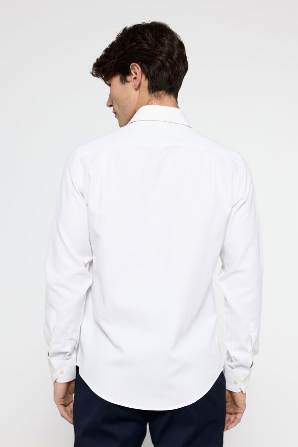 Fifty Outlet Camisa vestir estructura milano Blanco