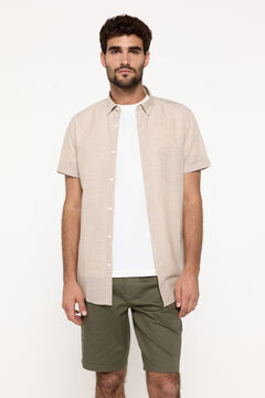 Fifty Outlet Bermudas cinco bolsillos. Kaki Oscuro