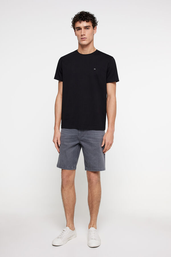 Fifty Outlet Camiseta básica manga corta Negro