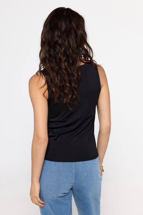 Fifty Outlet Playera ajustada poliamida  Negro
