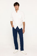 Fifty Outlet Camisa twill lisa Marfil