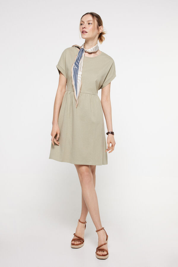 Milano Lucia dress Kaki Claro