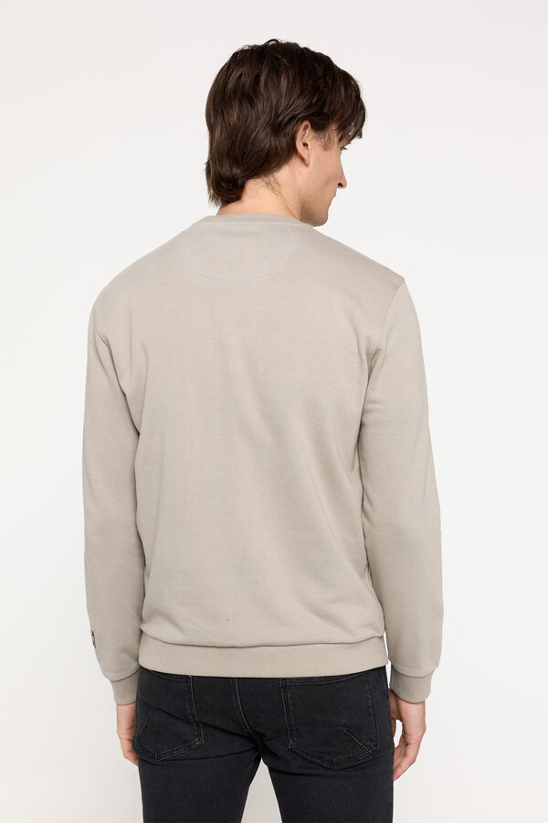 Fifty Outlet Sudadera básica aniversario Gris Oscuro