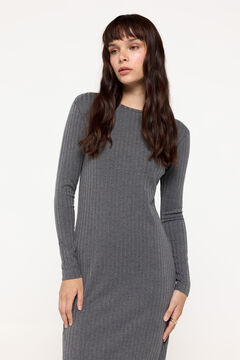 Fifty Outlet Vestido Canalé Marengo