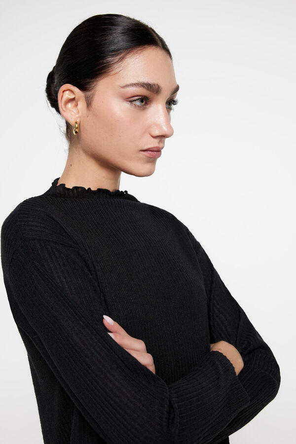 Milano Camiseta canal&eacute; Negro