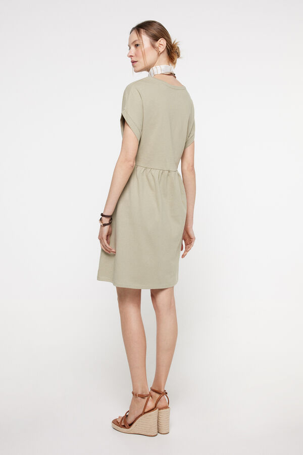 Milano Lucia dress Kaki Claro