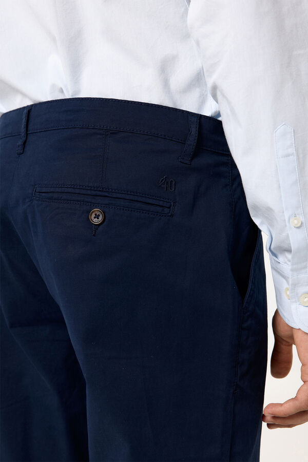 Fifty Outlet Pantalón chino aniversario Navy