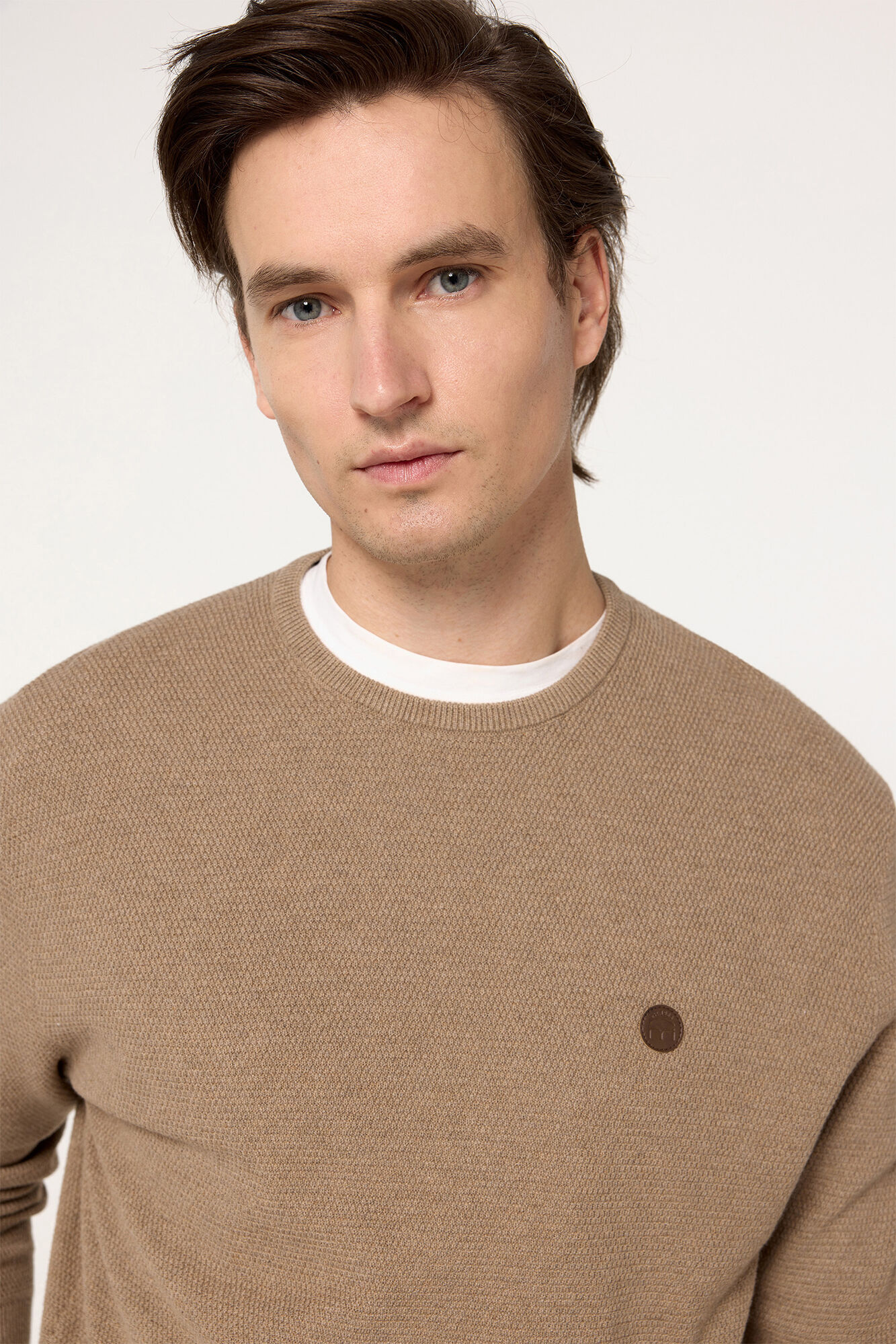 Milano Jersey Microestructura cuello caja