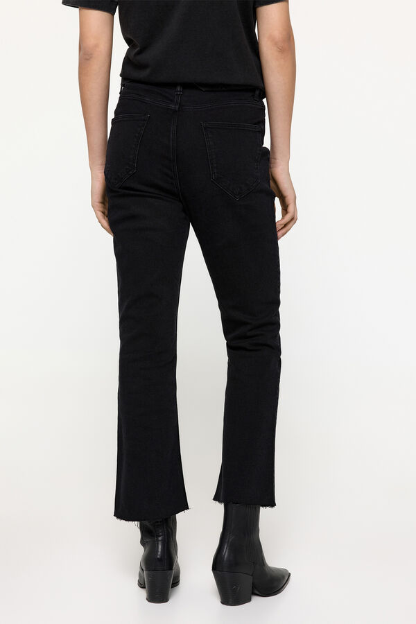 Fifty Outlet Pantalón denim mini flare Marengo