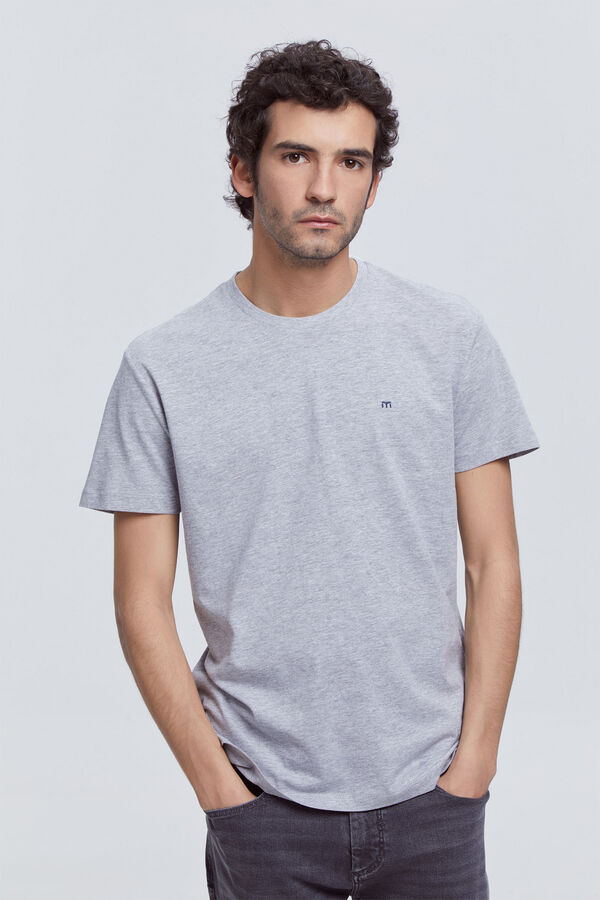 Milano Camiseta basica 100% algodón BCI Gris