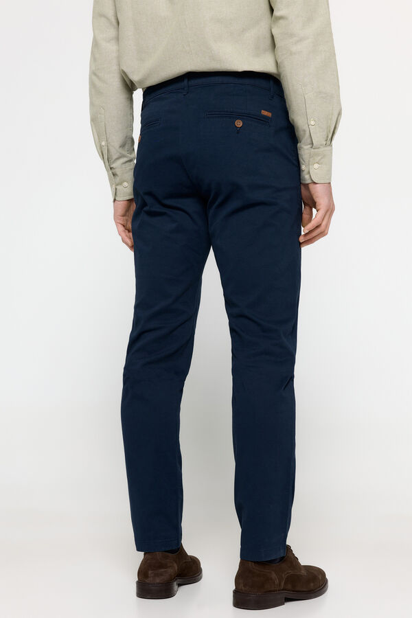Fifty Outlet Pantalón chino liso Navy