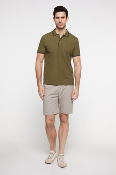 Fifty Outlet Polo Tipping Contraste Verde