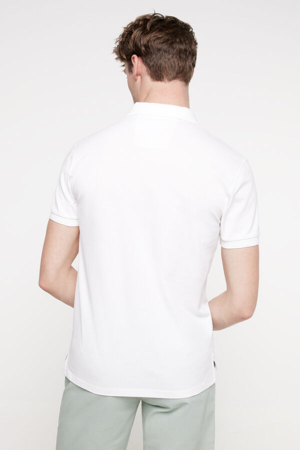 Fifty Outlet Polo basico algodon Milano Blanco