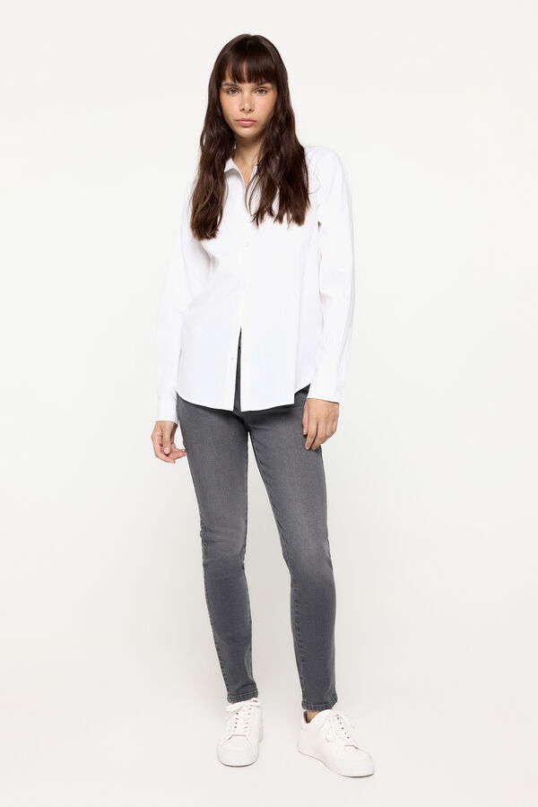 Milano Camisa B&aacute;sica Blanco