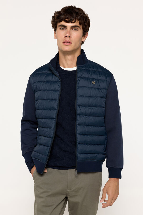 Fifty Outlet Chaqueta tejido acolchada Navy