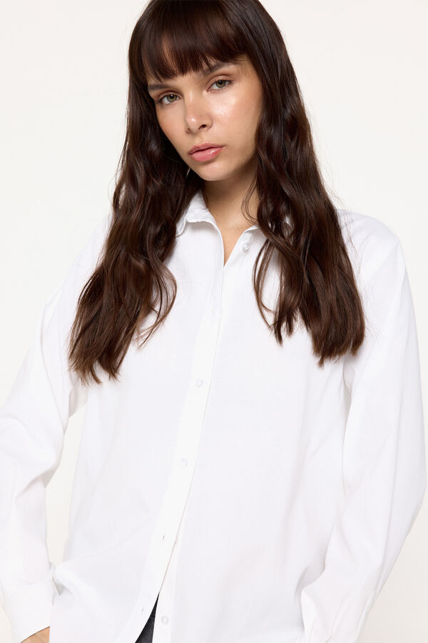 Milano Camisa B&aacute;sica Blanco