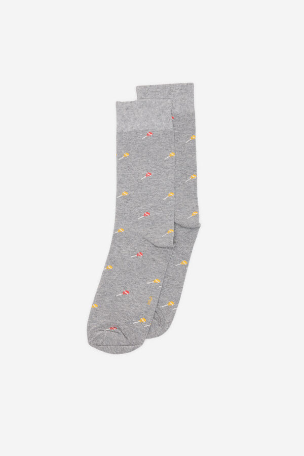 Fifty Outlet Calcetín jacquard Marengo