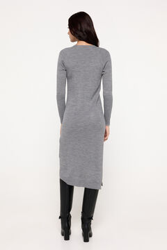 Fifty Outlet Vestido tricot Gris