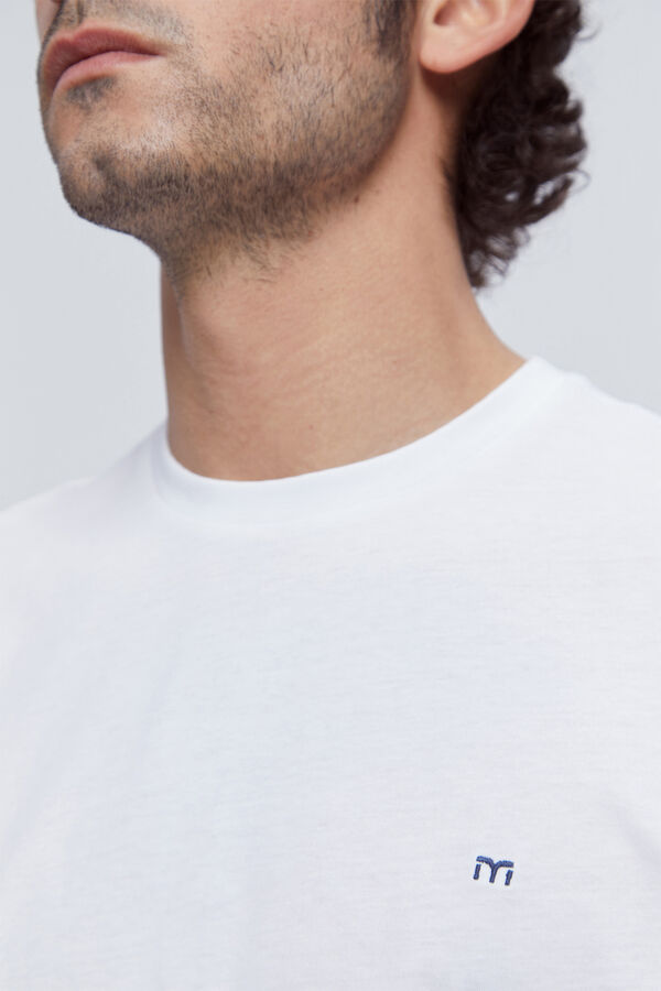 Fifty Outlet Playera básica 100% algodón BCI Blanco
