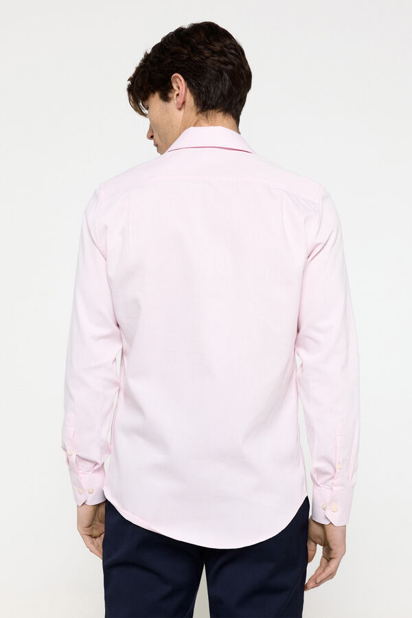 Fifty Outlet Camisa vestir lisa Rosa