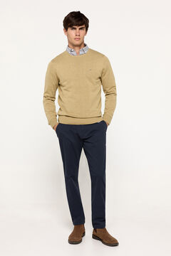Fifty Outlet Jersey Básico Cuello caja Dorado/ Mostaza
