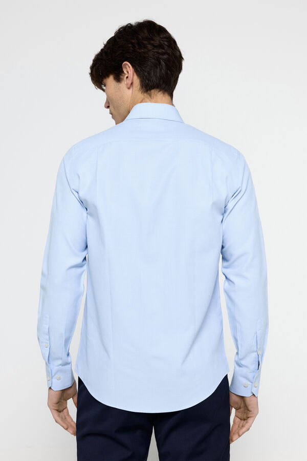 Fifty Outlet Camisa vestir estructura milano Azul