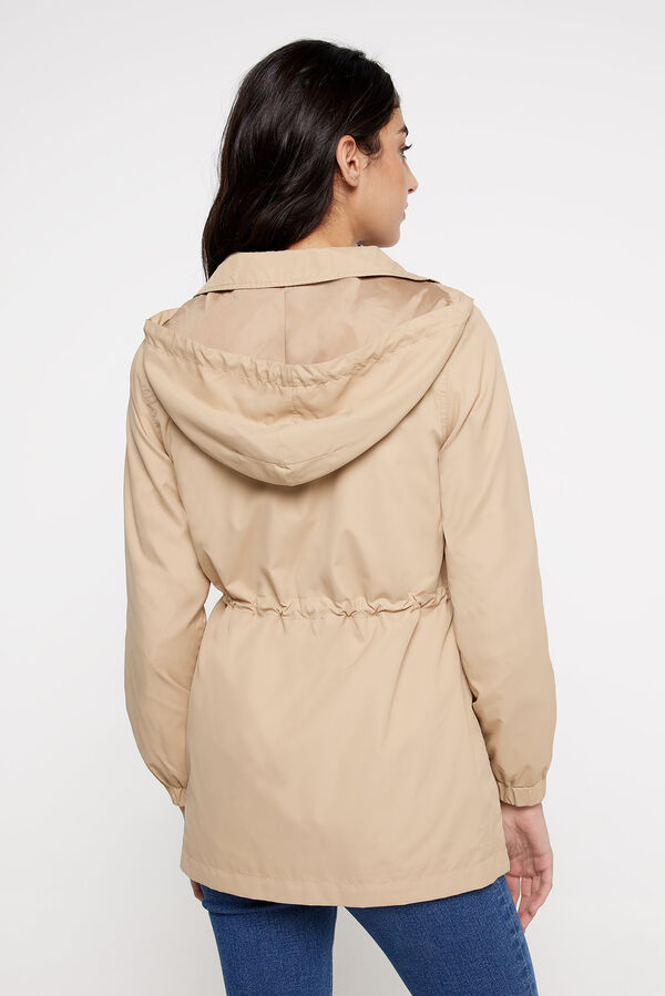 Fifty Outlet Parka ligera Beige