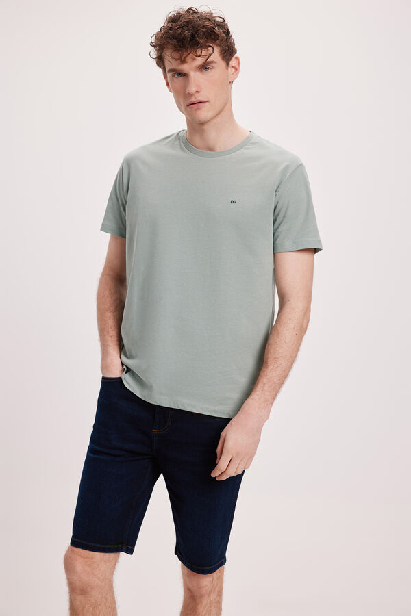 Fifty Outlet Camiseta Básica Verde