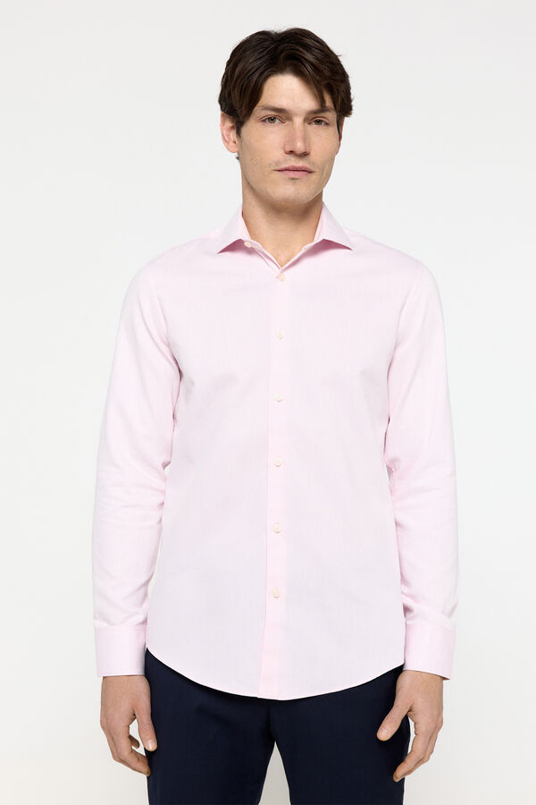 Fifty Outlet Camisa vestir lisa Rosa