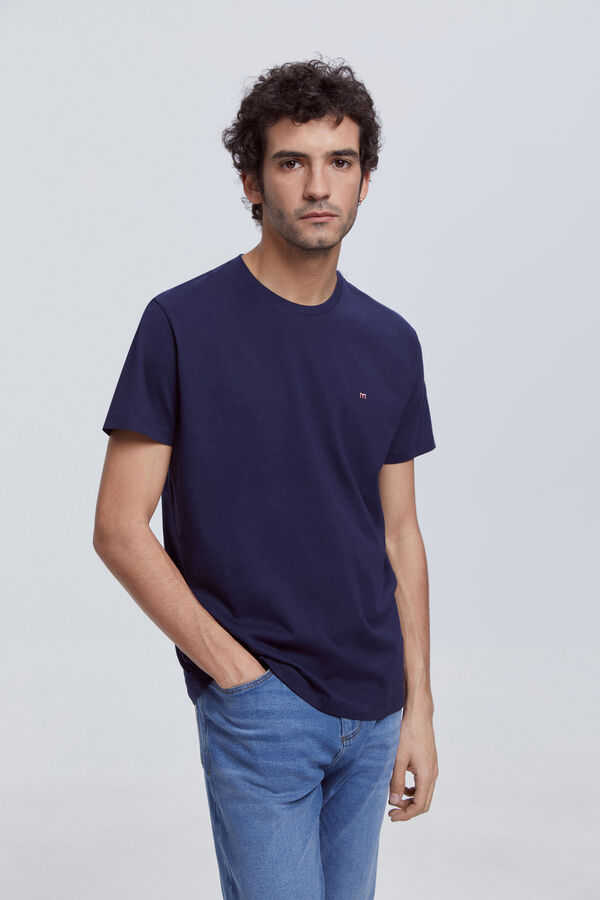 Milano Camiseta basica 100% algodón BCI Navy
