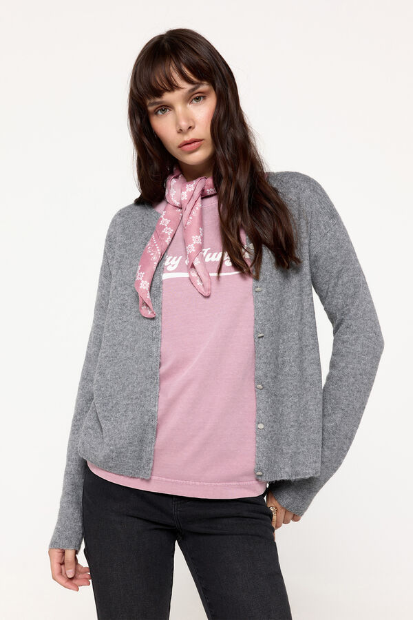 Fifty Outlet Cárdigan en tejido soft Marengo