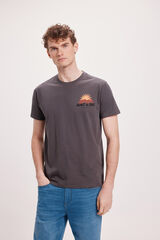 Milano Camiseta Estampada Gris