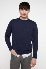 Fifty Outlet Jersey básico cuello caja Navy