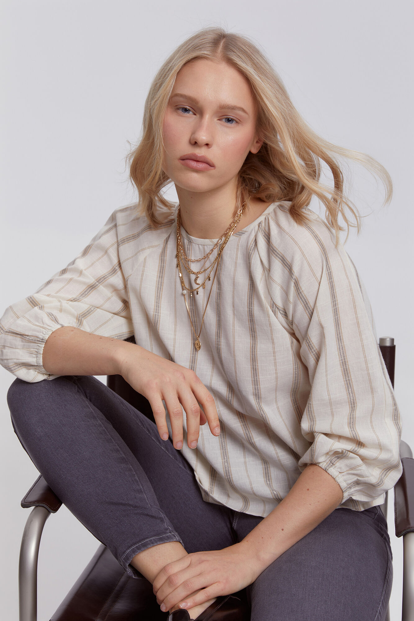 Milano Blusa abullonada