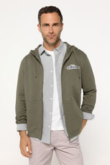 Fifty Outlet Sudadera algodón con capucha Verde