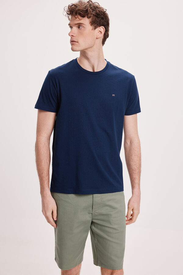 Fifty Outlet Camiseta Básica Navy