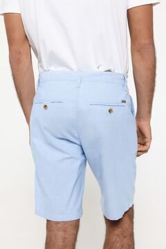 Fifty Outlet Bermudas oxford de algodón Azul Claro