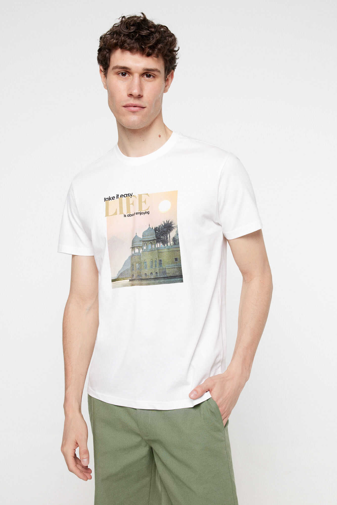 Milano Playera manga corta. 100% algod&oacute;n.