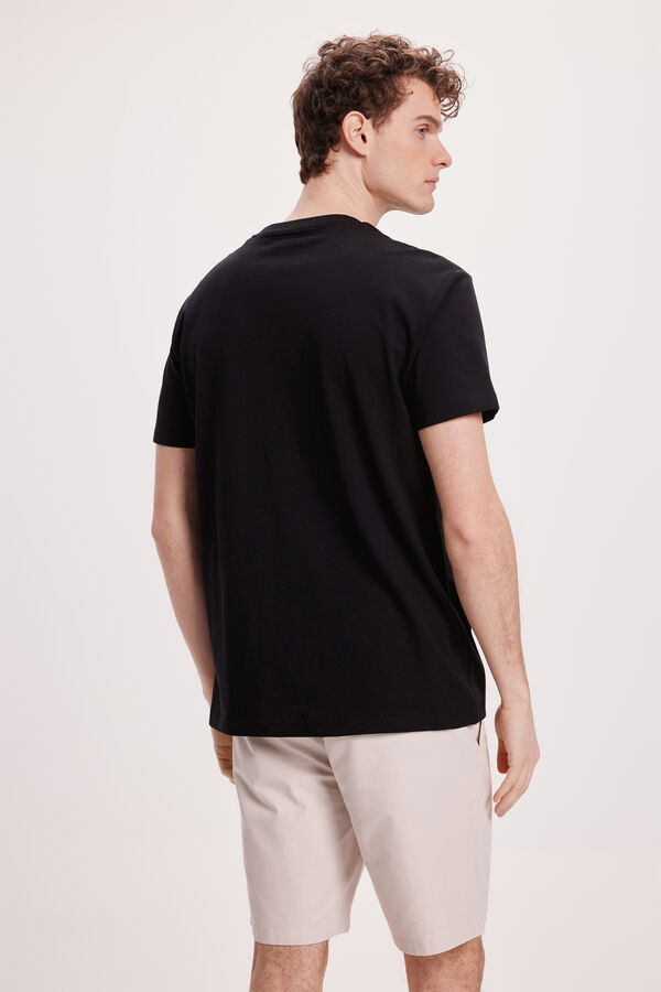 Fifty Outlet Camiseta Básica Negro