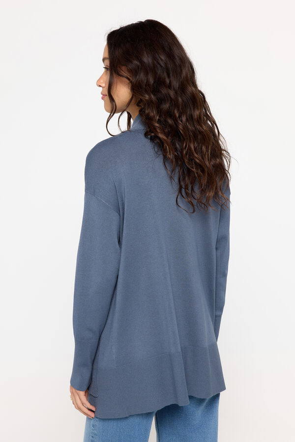 Fifty Outlet Cárdigan viscosa Azul